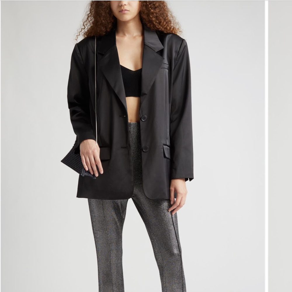 Gestuz Yacminegz Oz Oversized Satin Blazer